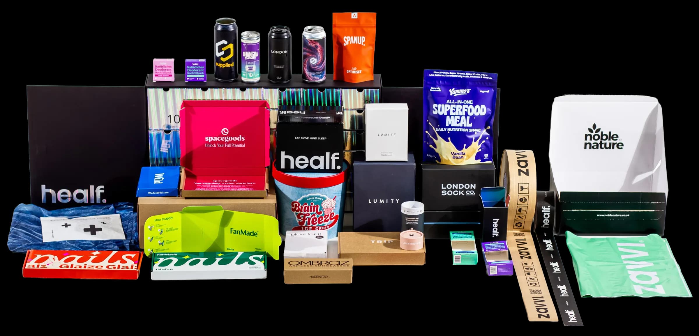 Supplied Packaging Product Spread